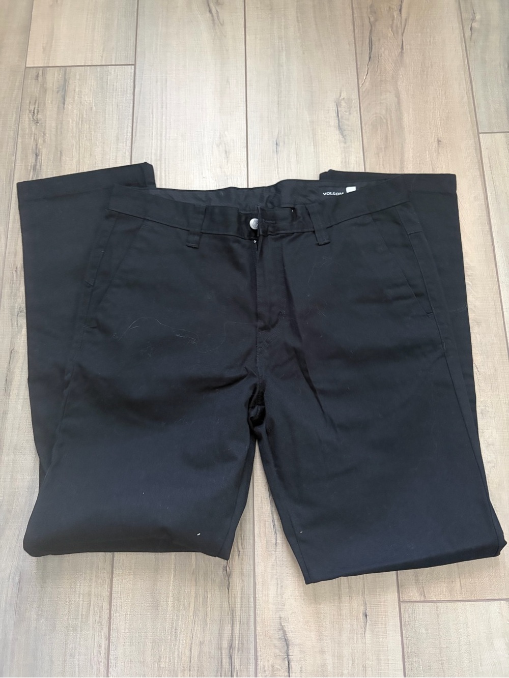 Volcom Stone Black Chinos Pants Sz 34X32